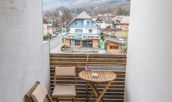Apartmaji Skok Bovec pogled na alpe